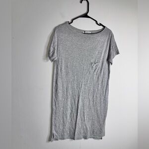 Alexander Wang Long Grey Tee Shirt Dress